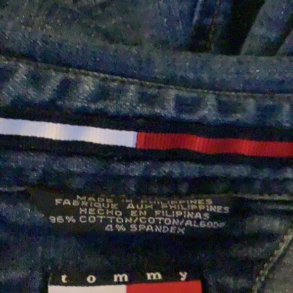 Tommy Hilfiger blue washed denim shirt/ jacket Size Medium - Picture 11 of 14
